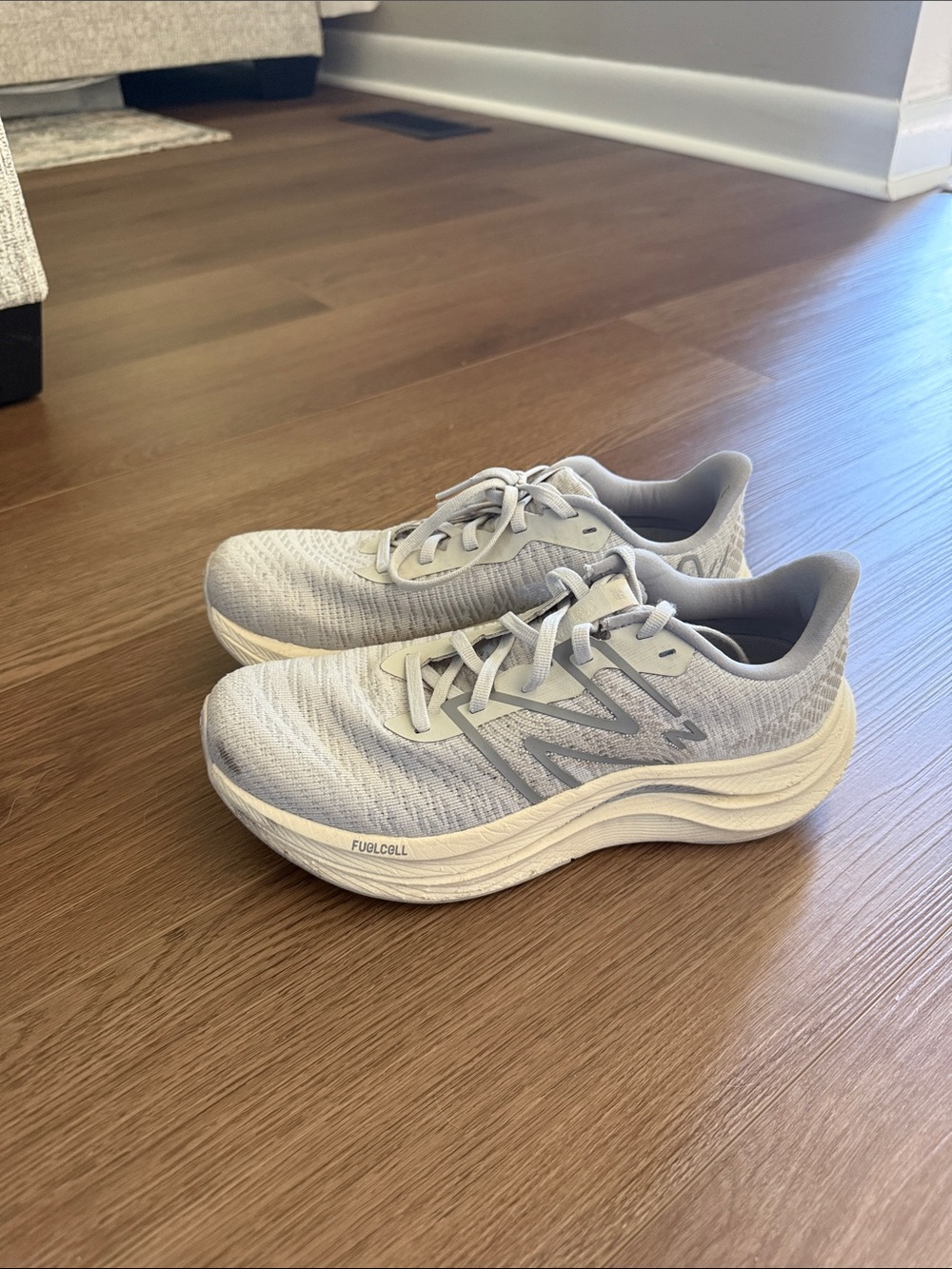 New Balance Neutral Gray/White Performance Runners